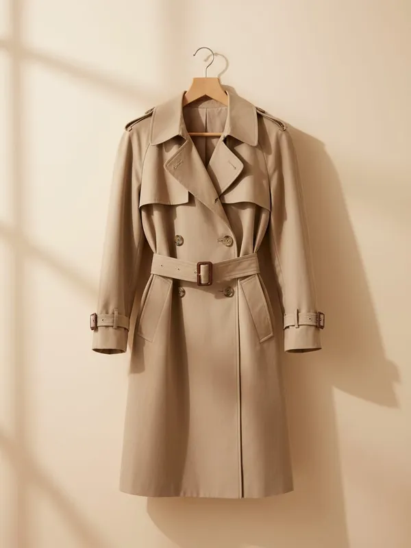 Тренч классический Massimo Dutti