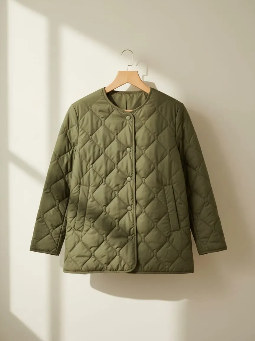 Пальто стёганое короткое Arket — фото 1 из 2