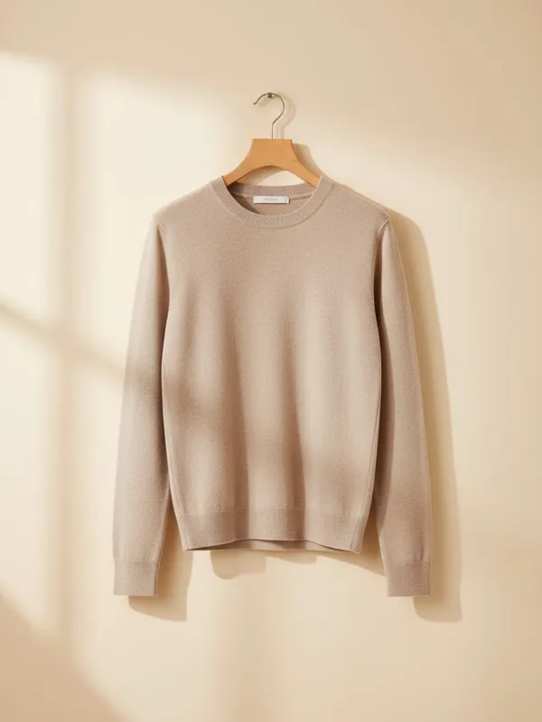 Джемпер шерстяной с круглым вырезом Massimo Dutti