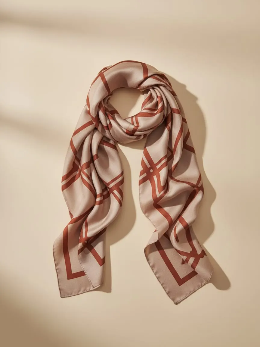 Платок шёлковый Massimo Dutti — фото 1 из 2