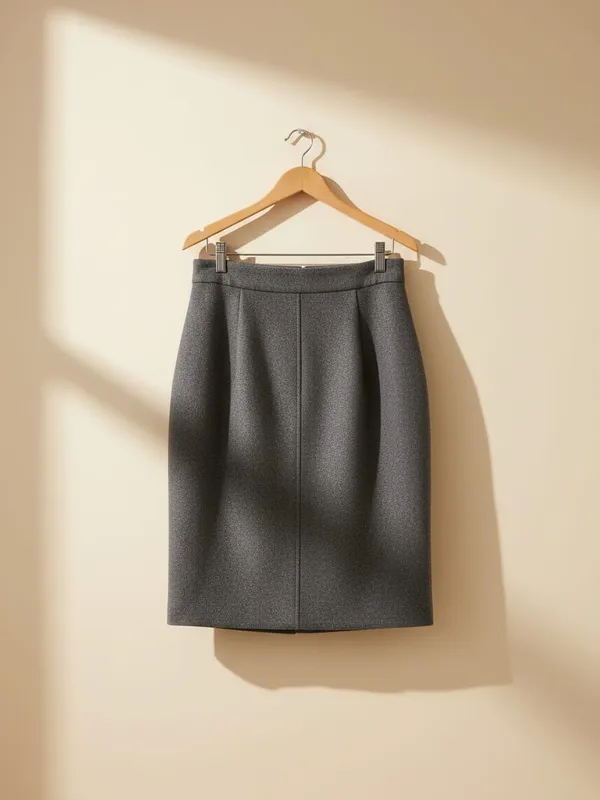 Юбка-карандаш из шерсти Massimo Dutti