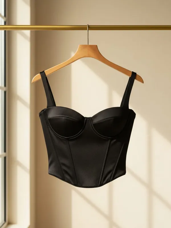 Топ-корсет с косточками Zara