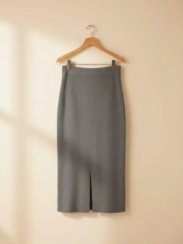 Юбка миди трикотажная Zara
