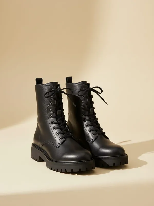 Ботинки на грубой подошве Zara