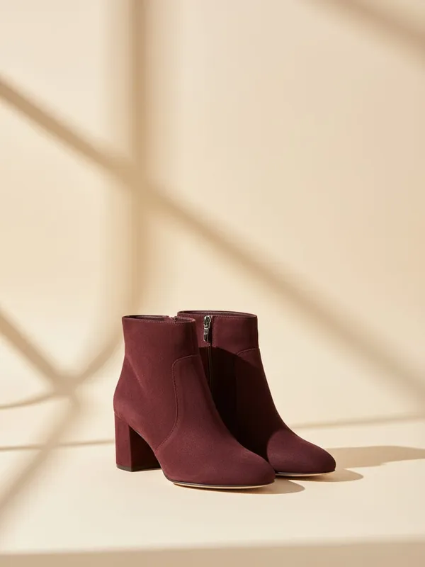 Ботильоны замшевые Zara