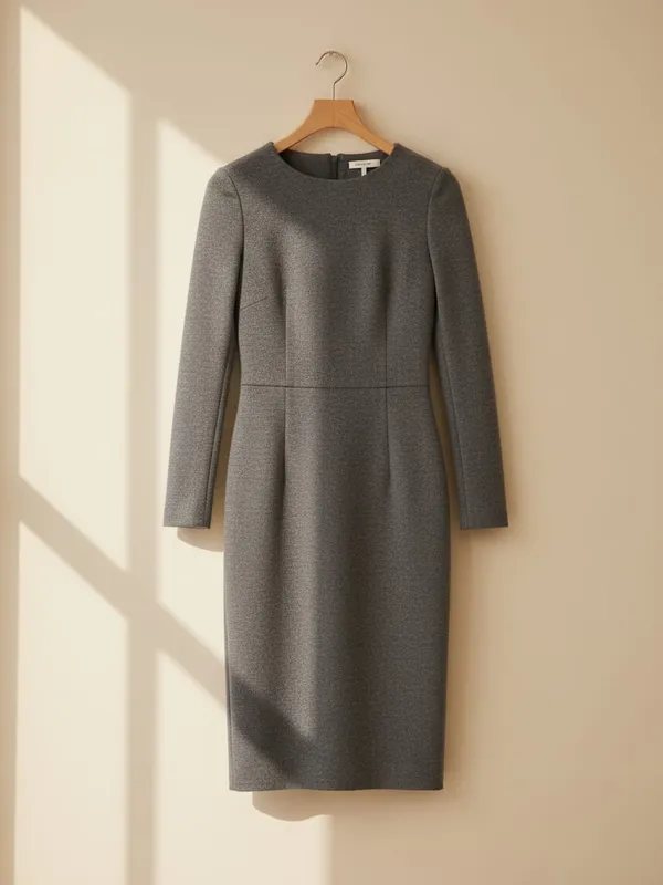 Платье шерстяное Massimo Dutti