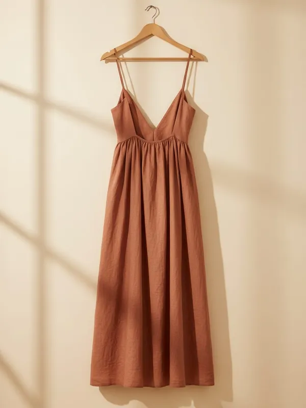 Сарафан льняной с открытой спиной Zara
